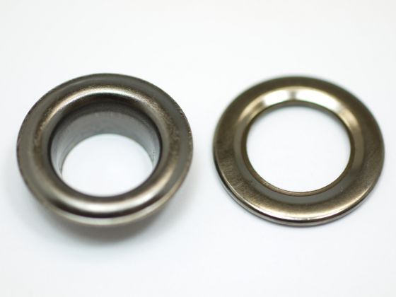 【箱売り】ハトメリング #28★ 黒ニッケル 内径φ11.5mm 1000ヶ まとめ買い（業販） ハトメリング箱売り レザークラフトぱれっと
