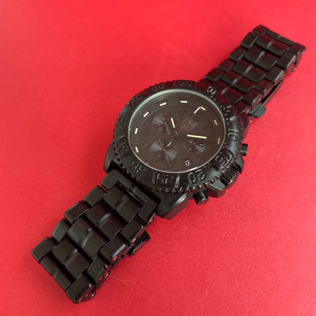 LUMINOX 3080 フルカーボン仕様 オールブラック クロノグラフ