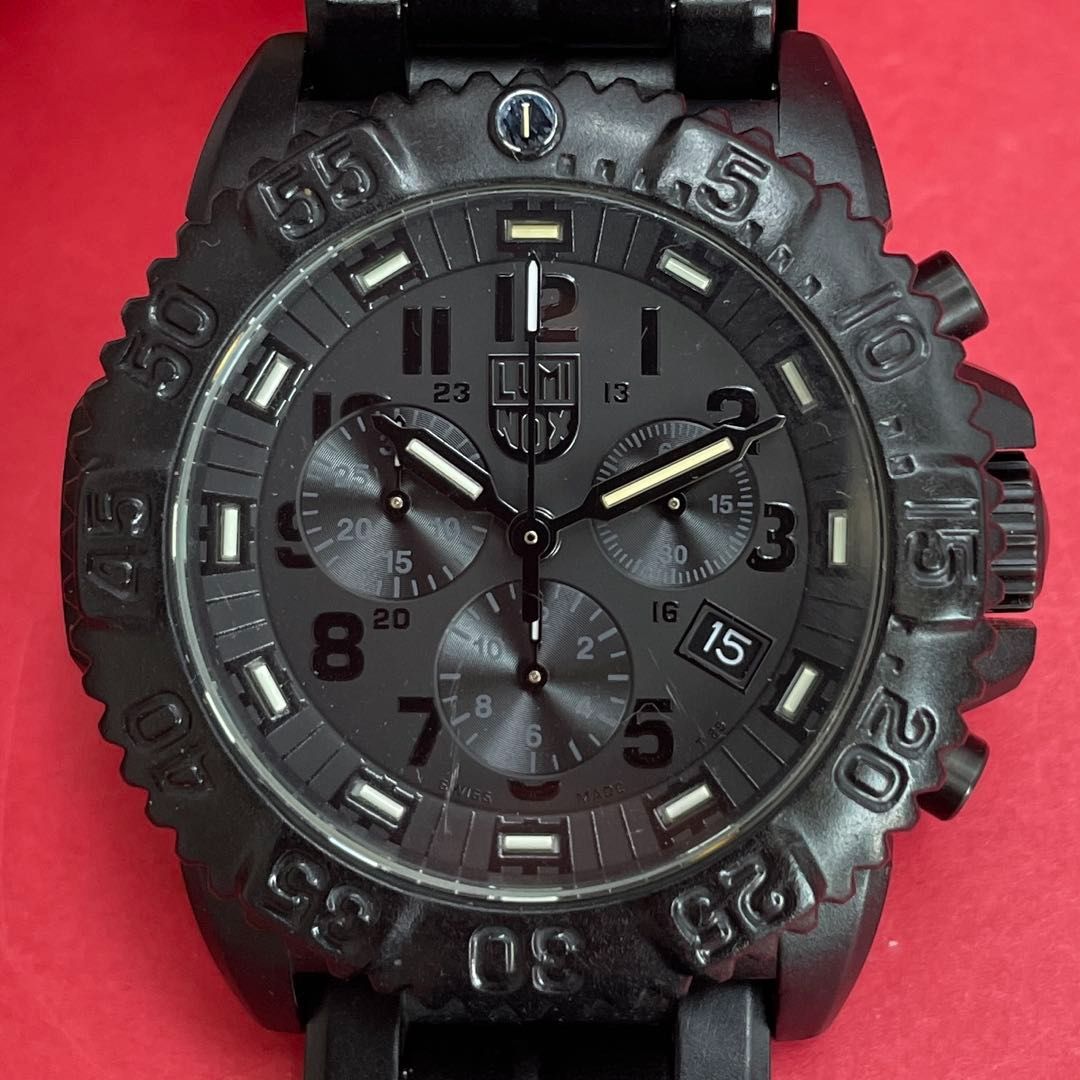 LUMINOX 3080 フルカーボン仕様 オールブラック クロノグラフ
