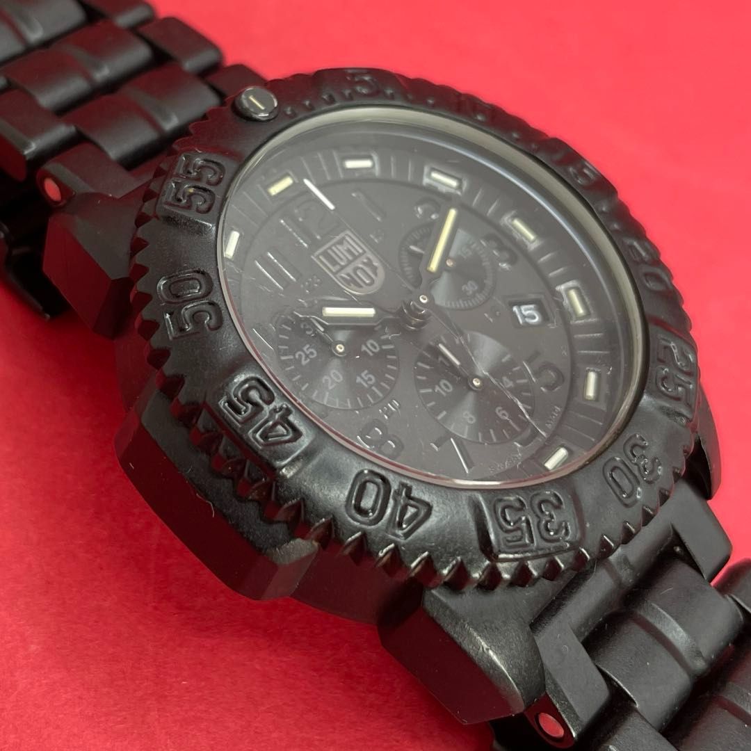 LUMINOX 3080 フルカーボン仕様 オールブラック クロノグラフ