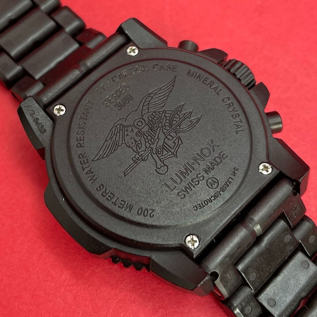 LUMINOX 3080 フルカーボン仕様 オールブラック クロノグラフ