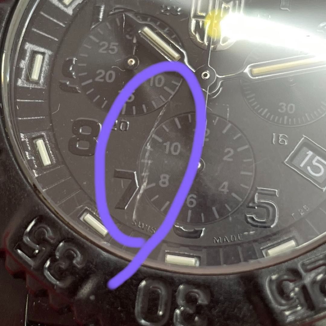 LUMINOX 3080 フルカーボン仕様 オールブラック クロノグラフ 