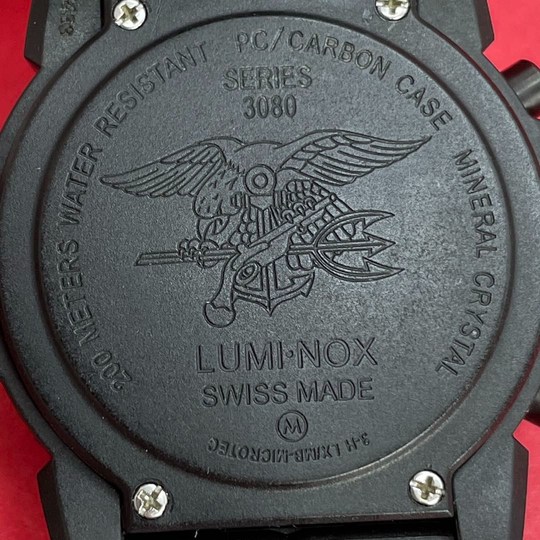 LUMINOX 3080 フルカーボン仕様 オールブラック クロノグラフ
