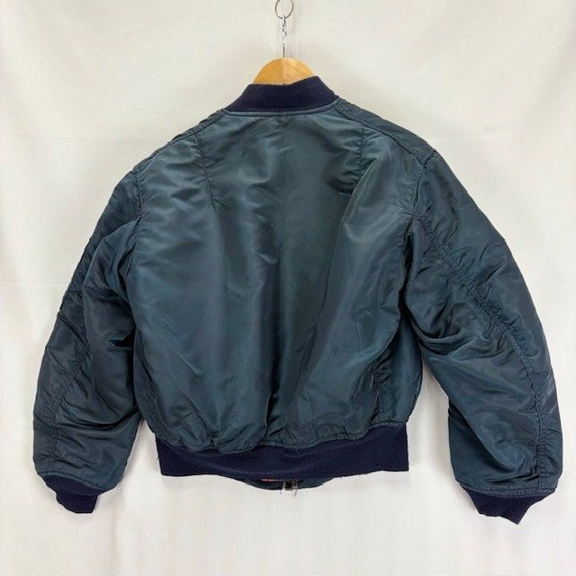 ALPHA INDUSTRIES 3本線 民生品 MA-1 MADE IN USA サイズM　08021003 01 難あり MIL-J-82790J(USAF)