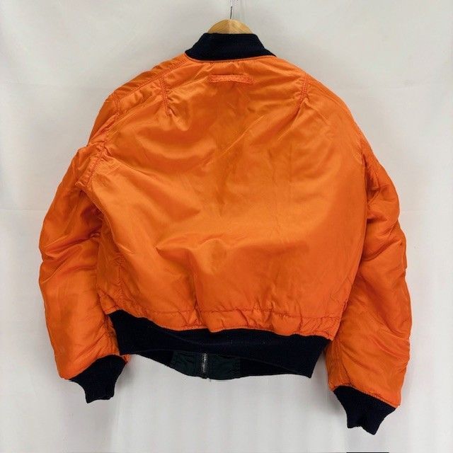 ALPHA INDUSTRIES 3本線 民生品 MA-1 MADE IN USA サイズM 08021003 01