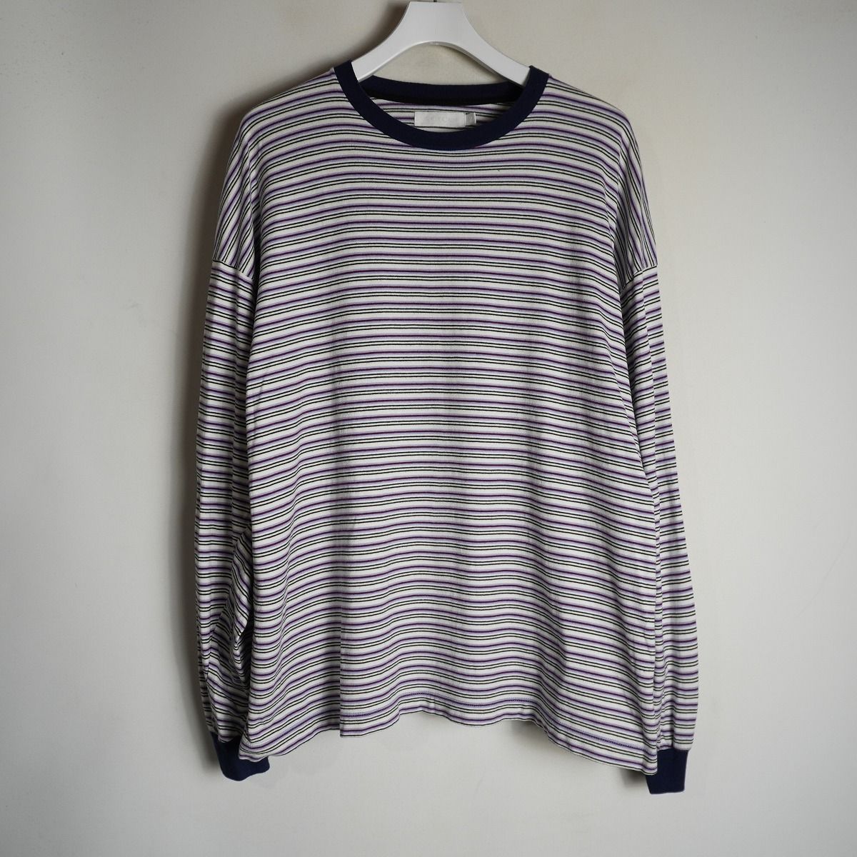美品 23SS ROTOL ロトル WIDE TWIST L/S BORDER ワイド ツイスト 
