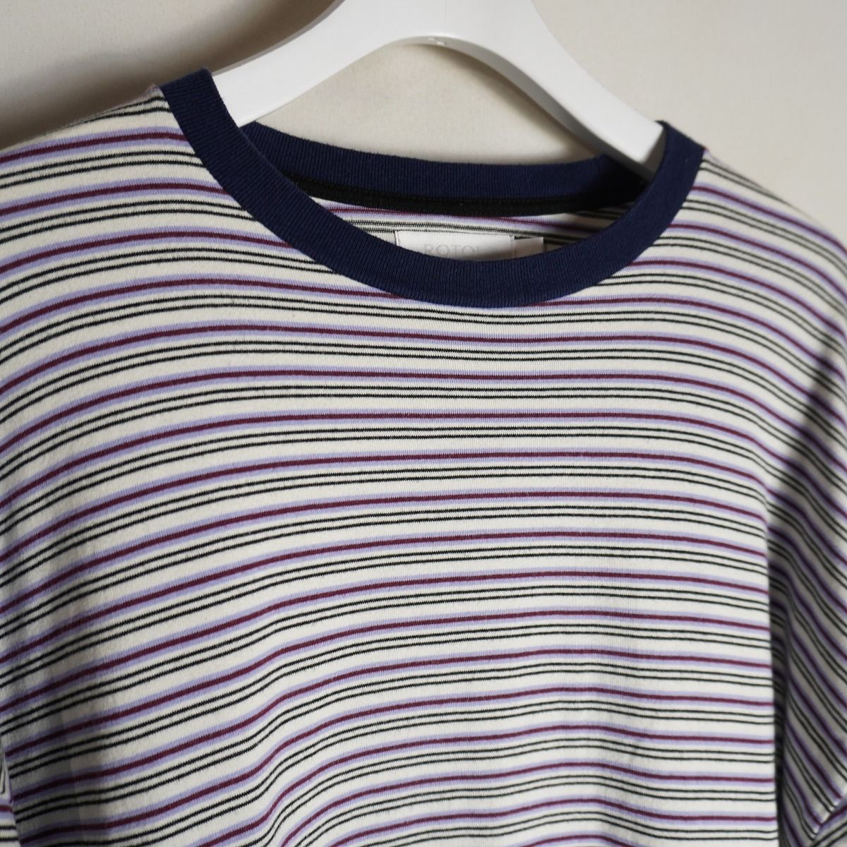 美品 23SS ROTOL ロトル WIDE TWIST L/S BORDER ワイド ツイスト 