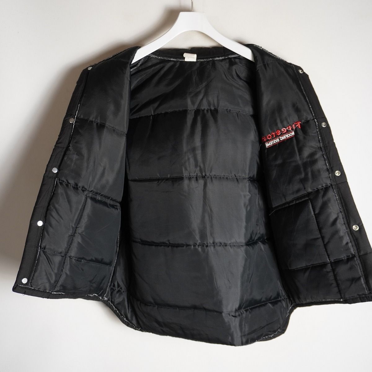 80S Firestone ファイヤストン ヴィンテージ レーシング ベスト 中綿