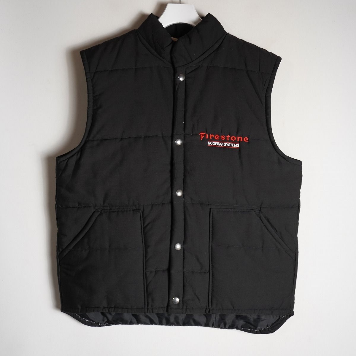 80S Firestone ファイヤストン ヴィンテージ レーシング ベスト 中綿