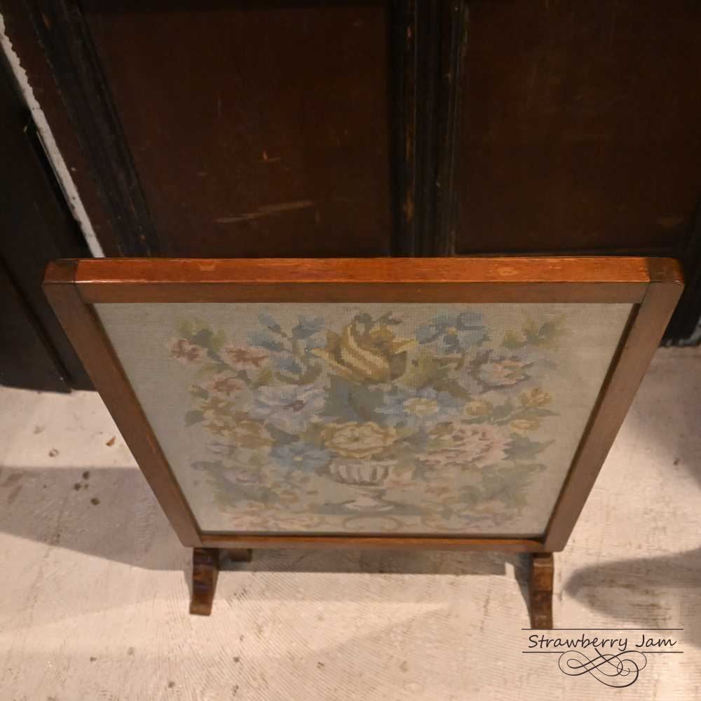 L3710-82 英国アンティーク ファイヤースクリーン フラワー スタンド