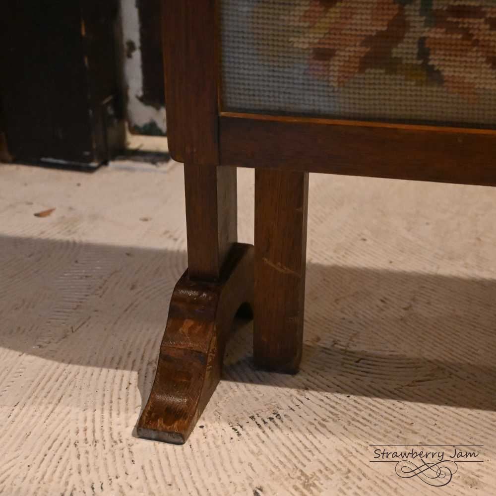 L3710-82 英国アンティーク ファイヤースクリーン フラワー スタンド