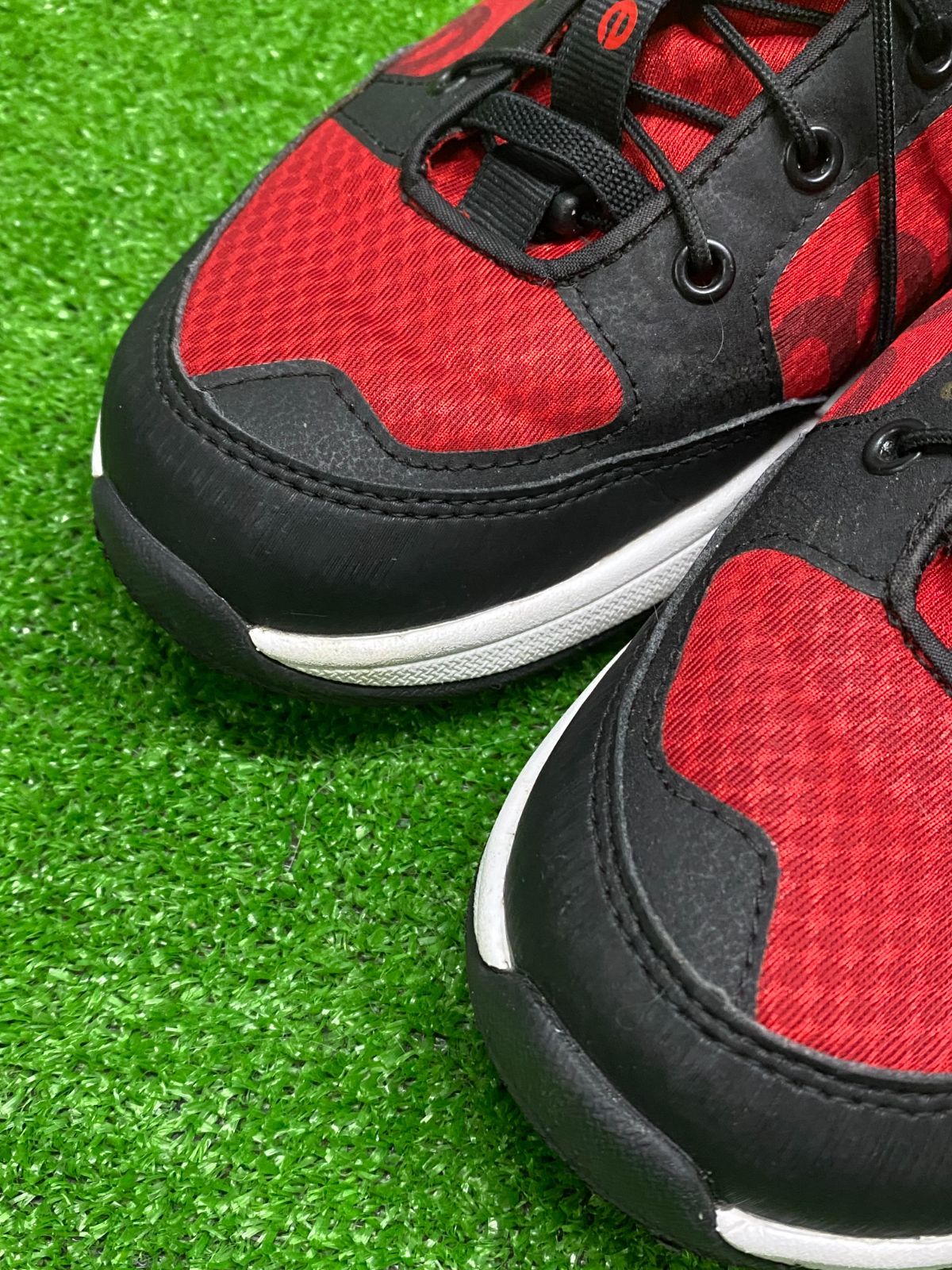 ●mazume マズメ デッキシューズハイカット レッド ブラック フィッシングシューズ サイズL 26～27センチ相当 u 260210_0