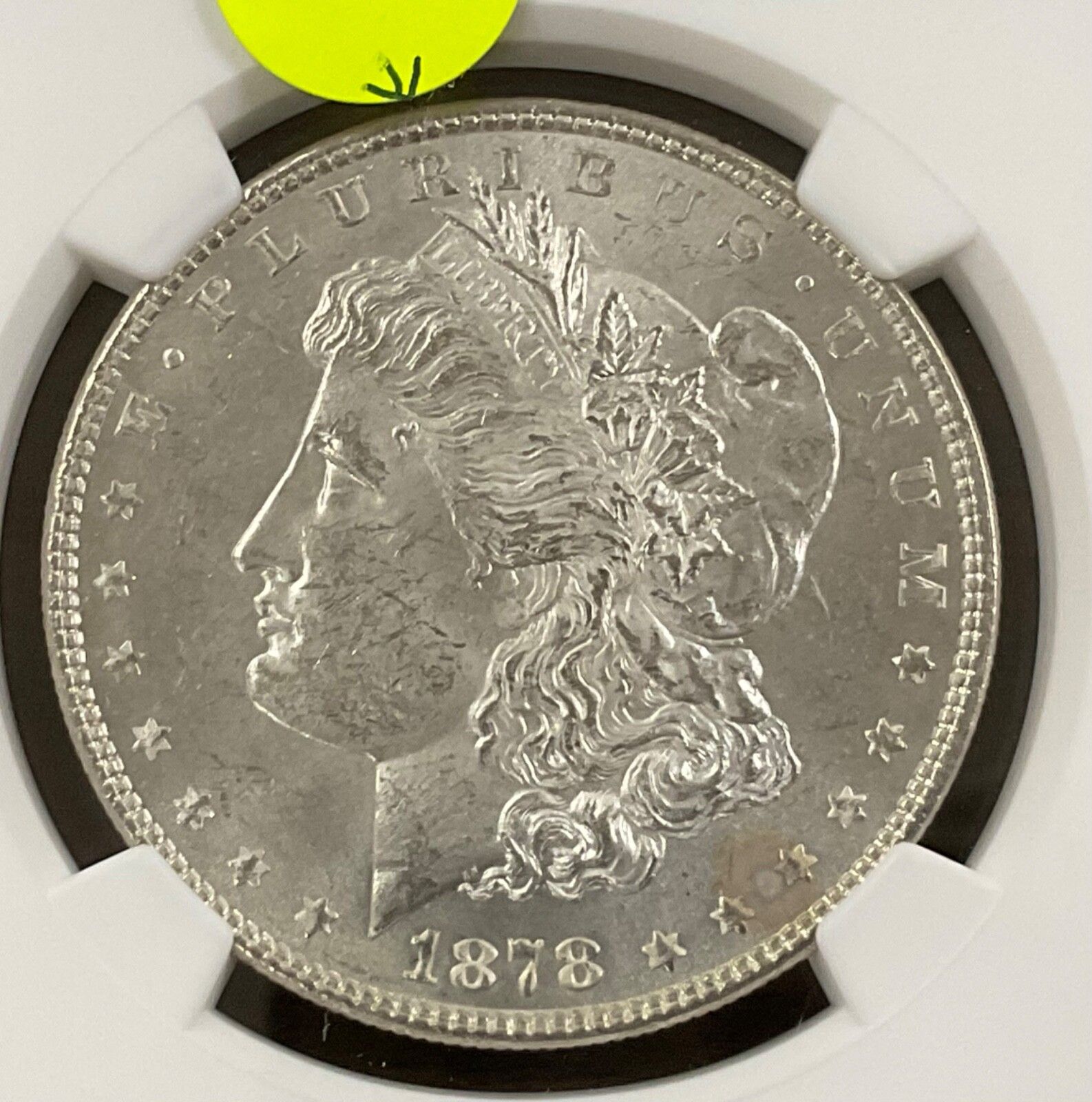 1878 7TF REV OF 78 $1 モーガン シルバー ドル - VAM 80B - NGC MA63