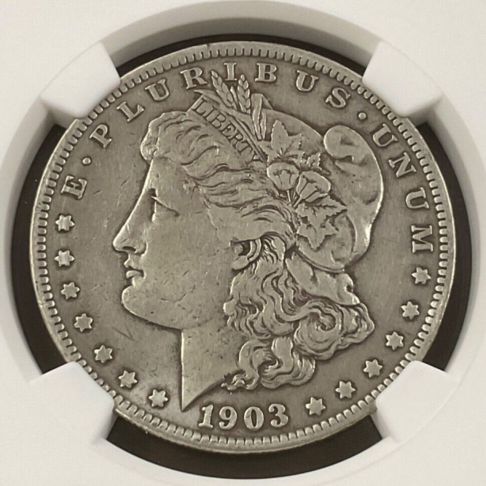 1903-S 1 ドル モルガン銀貨 - NGC VF 詳細 - より良い日付 - メルカリ
