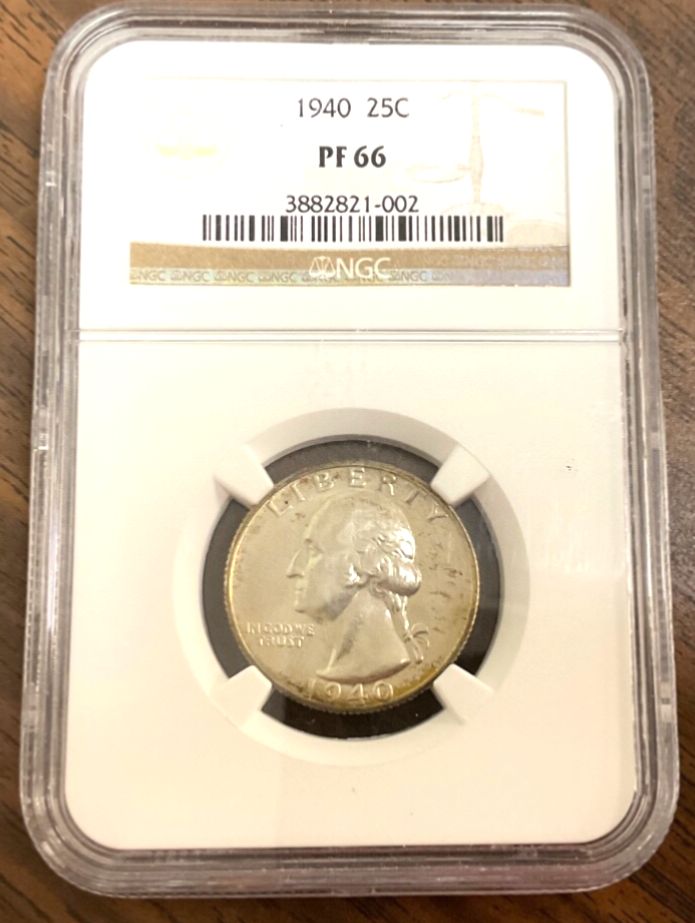 1940年ワシントンクォーター銀貨プルーフNGC PF66 - メルカリ