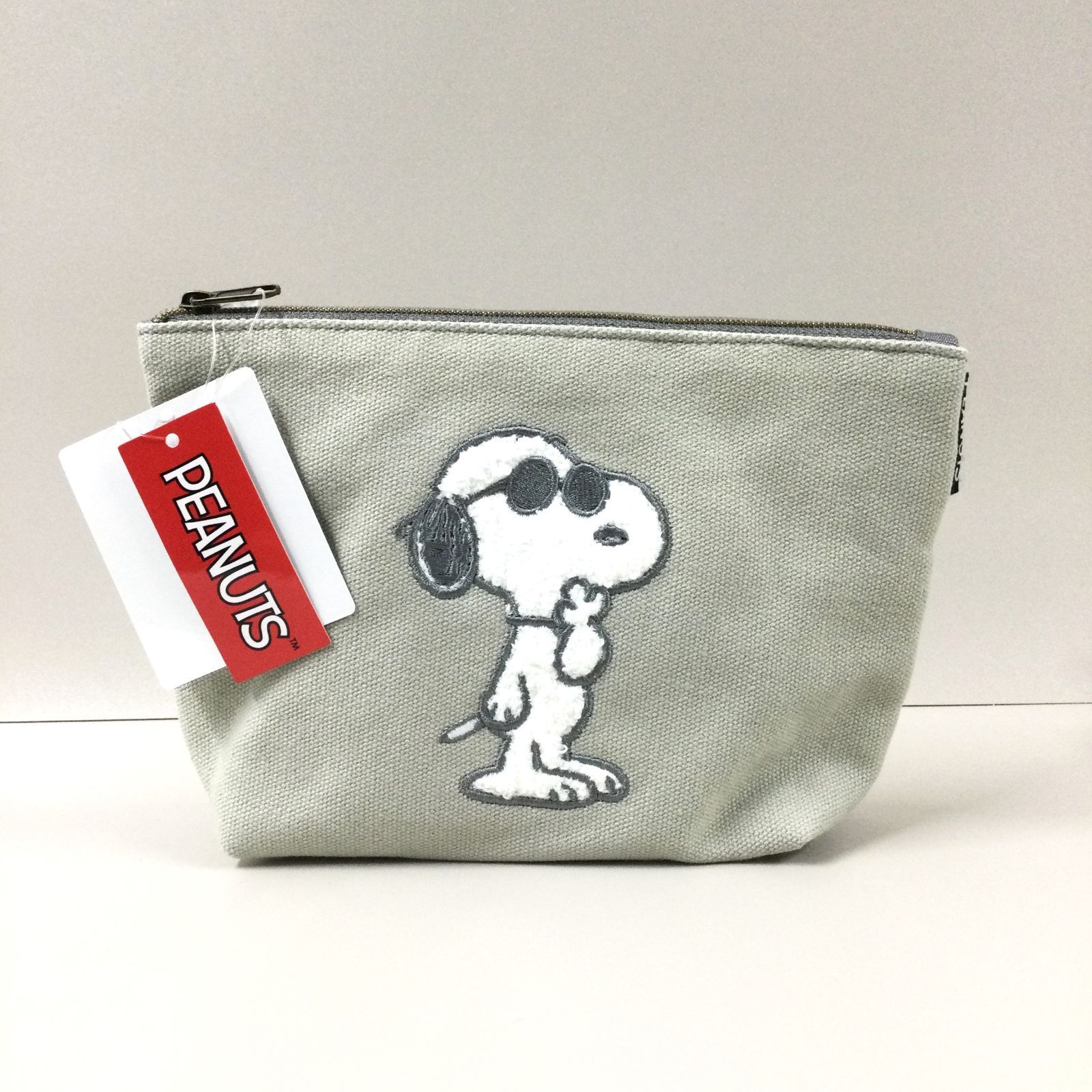 b214【新品・未使用品】PEANUTS スヌーピー ポーチ JOE COOL サガラ