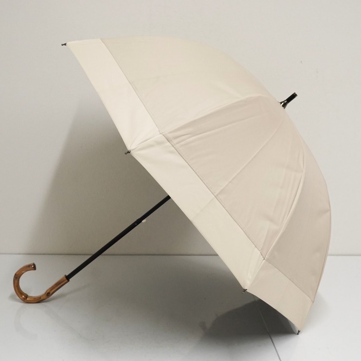 完全遮光日傘 芦屋ロサブラン USED美品 ショートサイズ シャンパン