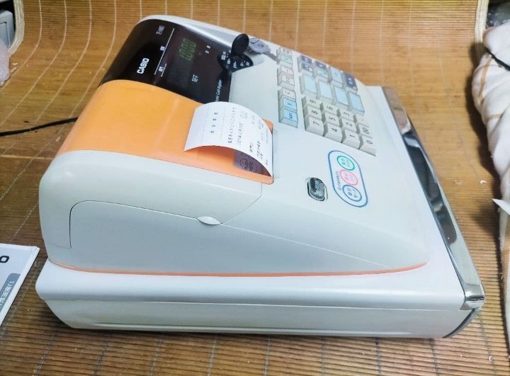 カシオレジスター TE-M80 中古品 人気機種感熱紙 送料無料 001121