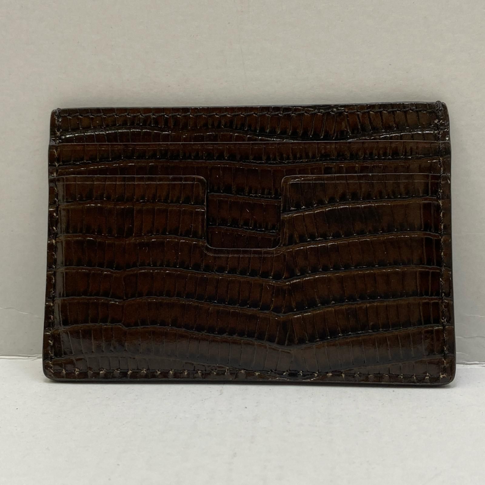 加古川店】 中古 TOM FORD | トムフォード カードケース リザード型