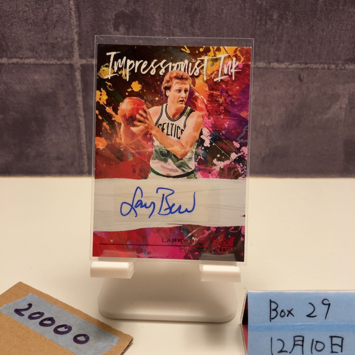 2020 21 Panini Court Kings Larry Bird 39 49 直筆サインカード Boston Celtics Impressionist Ink カード