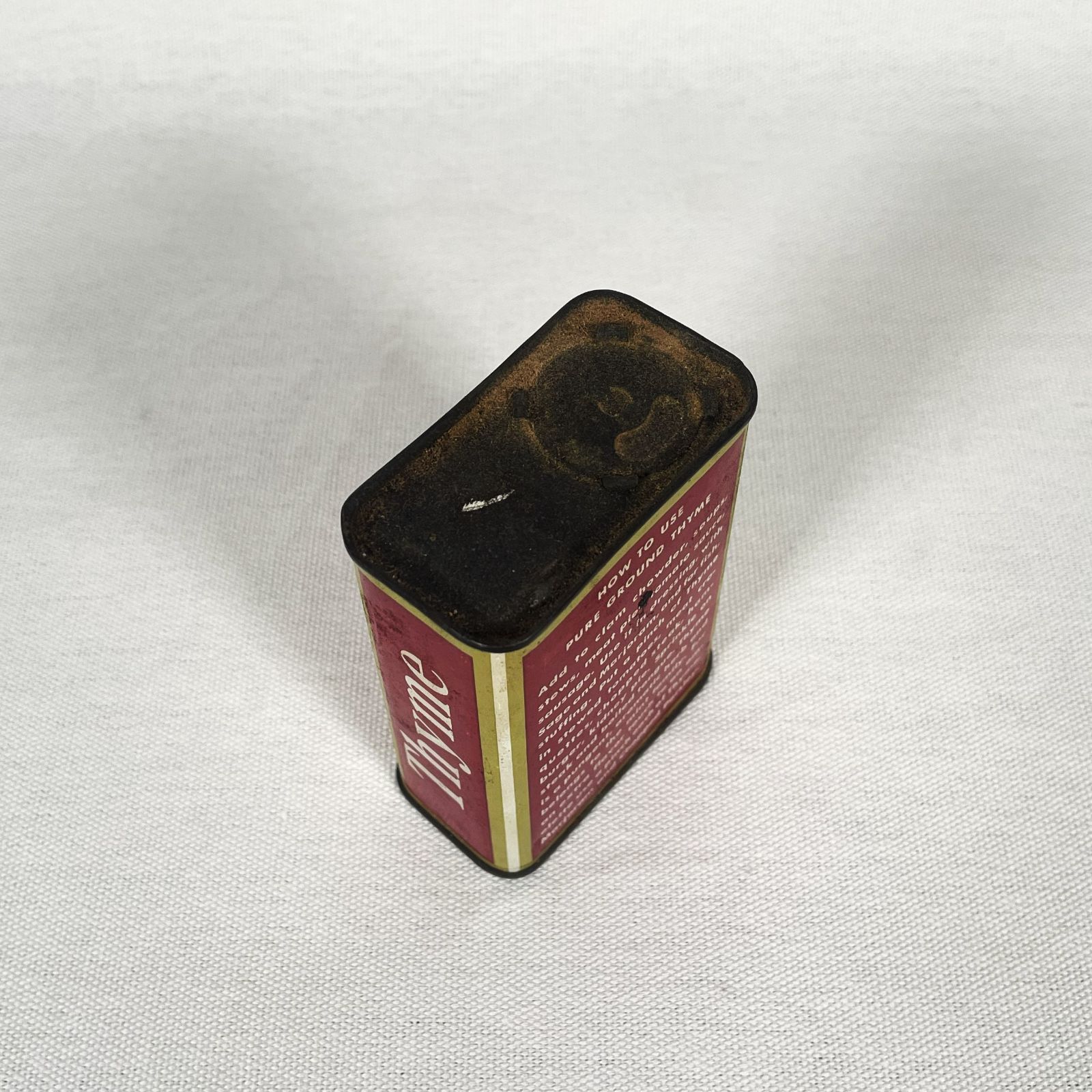 50s Schilling & Company Spice Can シリング スパイス缶 タイム 50