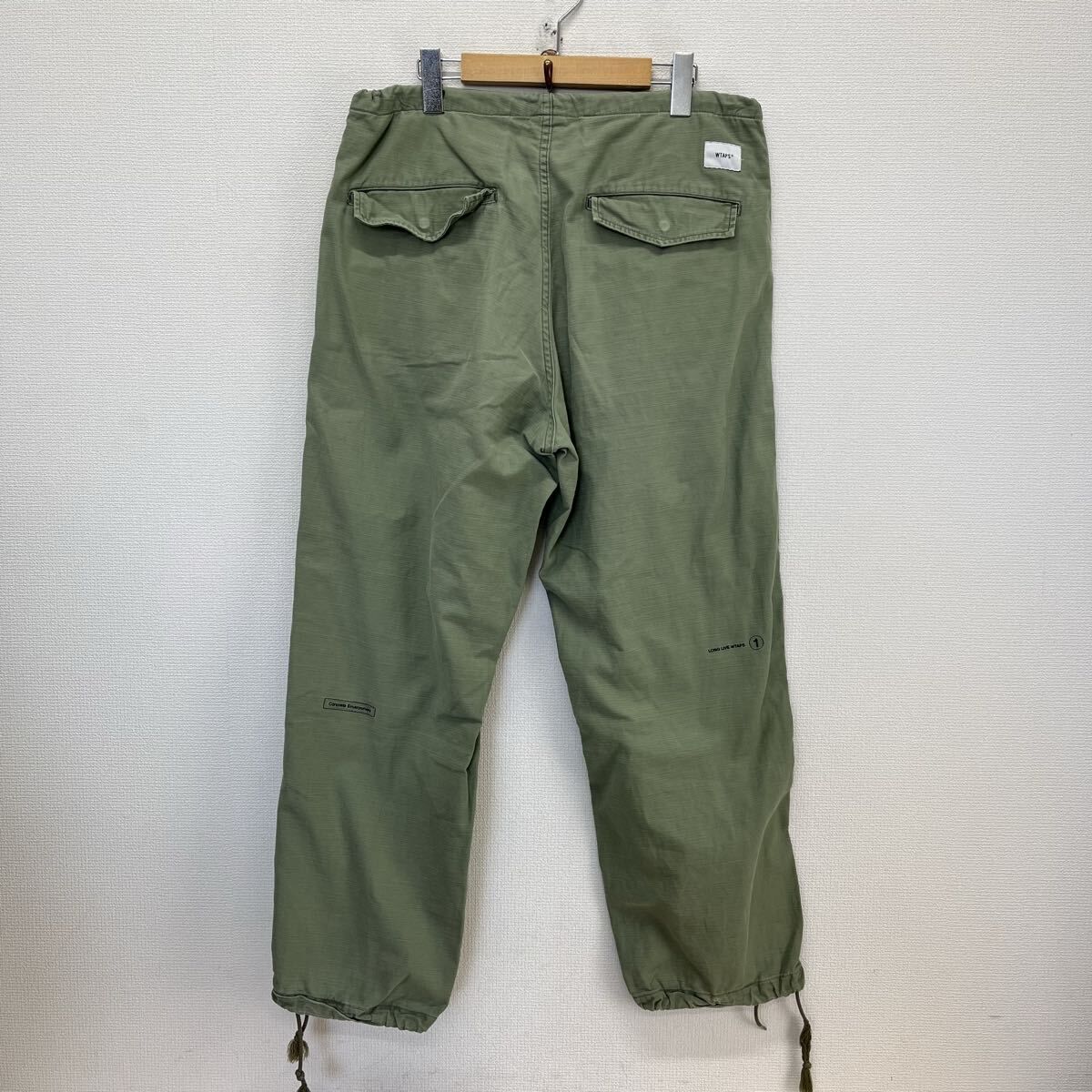 WTAPS ダブルタップス 18AW 182WVDT-PTM02 CAPE/TROUSERS COTTON SATIN