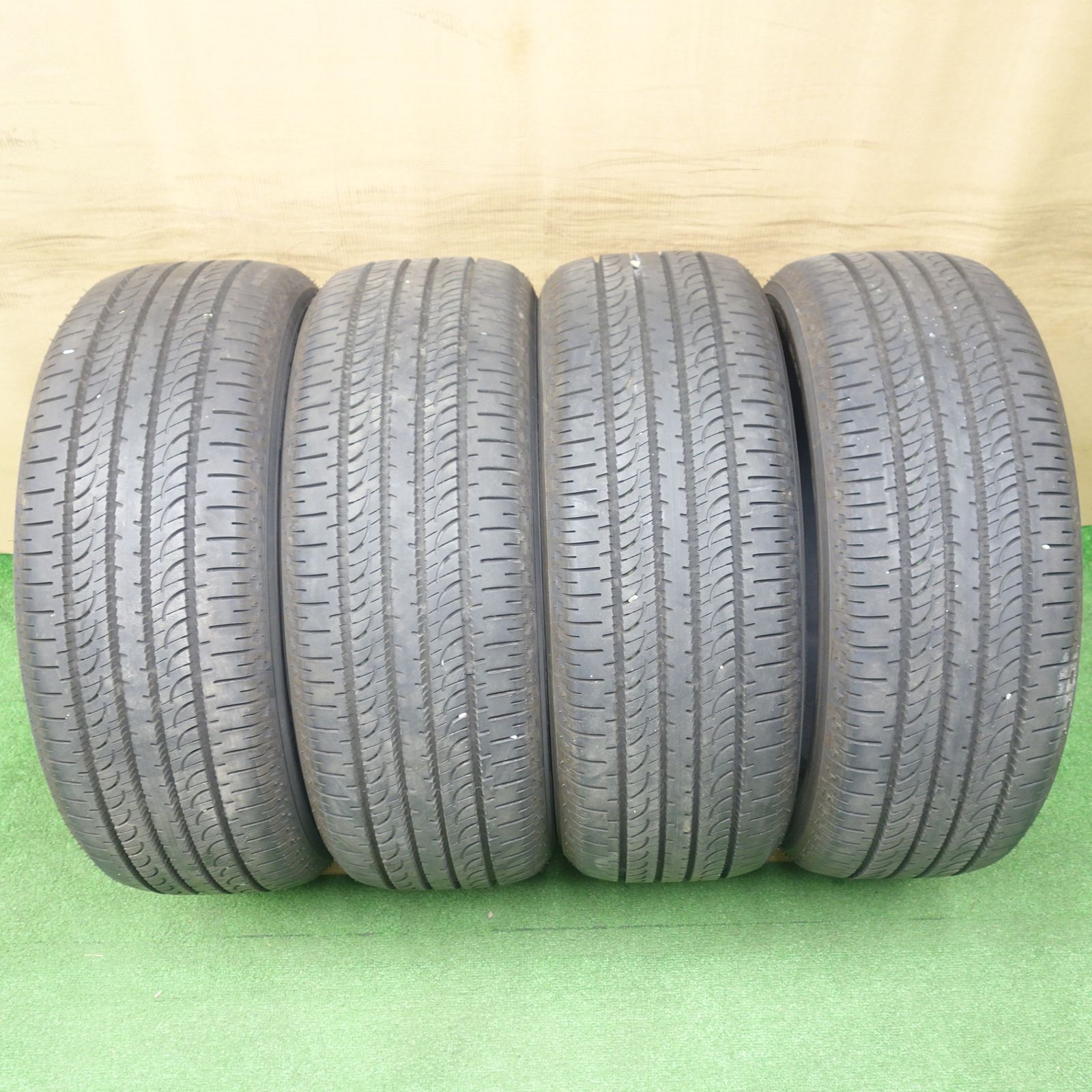 バリ溝！25年！ほぼ10分☆225/55R18 ヨコハマ ジオランダー SUV G055 