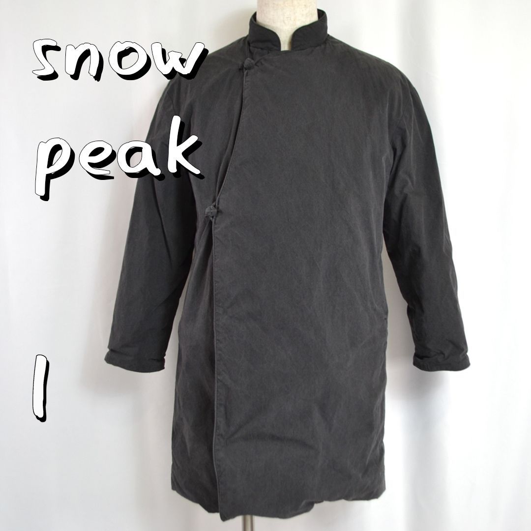 極美品】Snow Peakスノーピーク 日本製 インディゴC/Nダウンコート JK