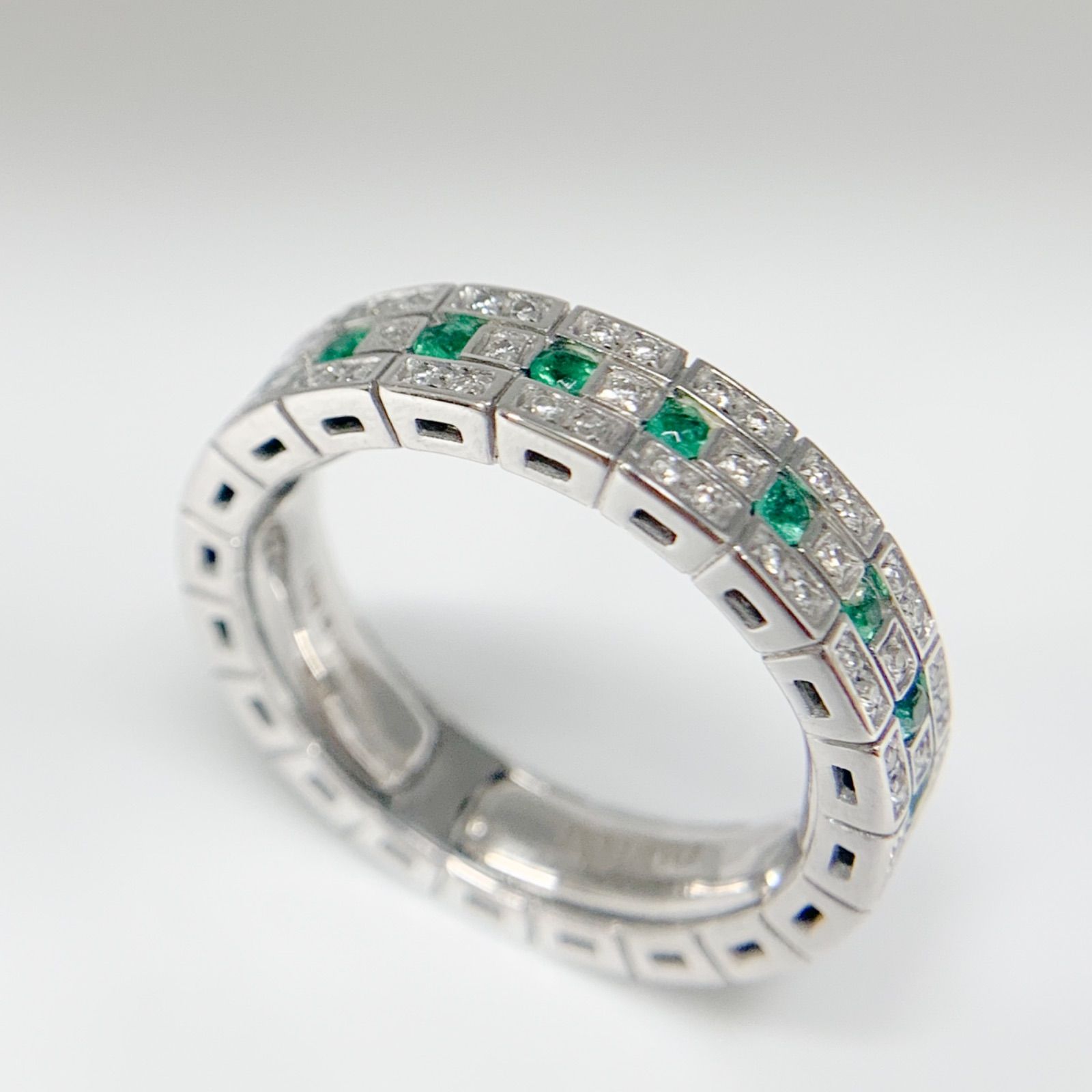 中古】DAMIANI ダミアーニ 750 ベルエポック フル ダイヤ エメラルド