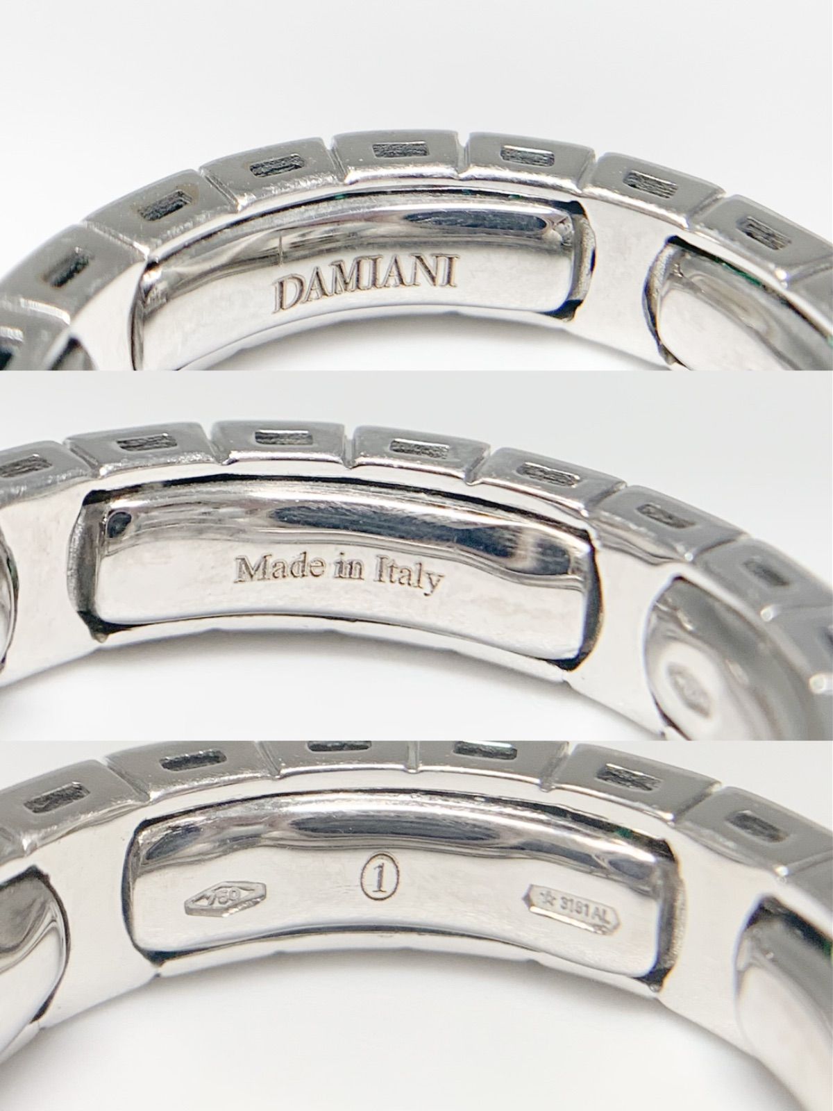 中古】DAMIANI ダミアーニ 750 ベルエポック フル ダイヤ エメラルド