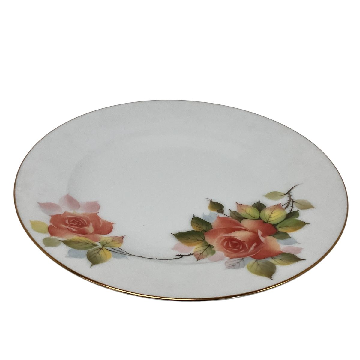 大倉陶園 クラシックローズ 薔薇 プレート デザート皿 金彩 花柄 食器 コレクション