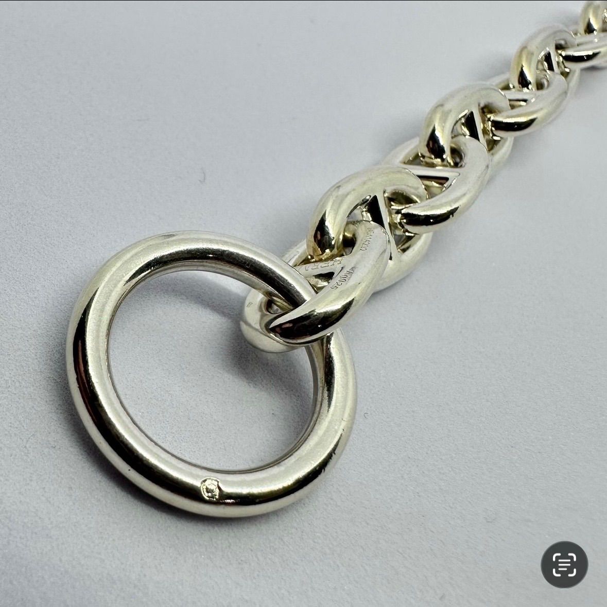 正規品】HERMES シェーヌダンクル MM 14コマ シルバー925 ブレスレット