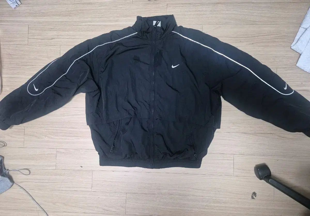 NIKE NSW ソロ スウッシュ ウーブン トラック ジャケット ブラック 
