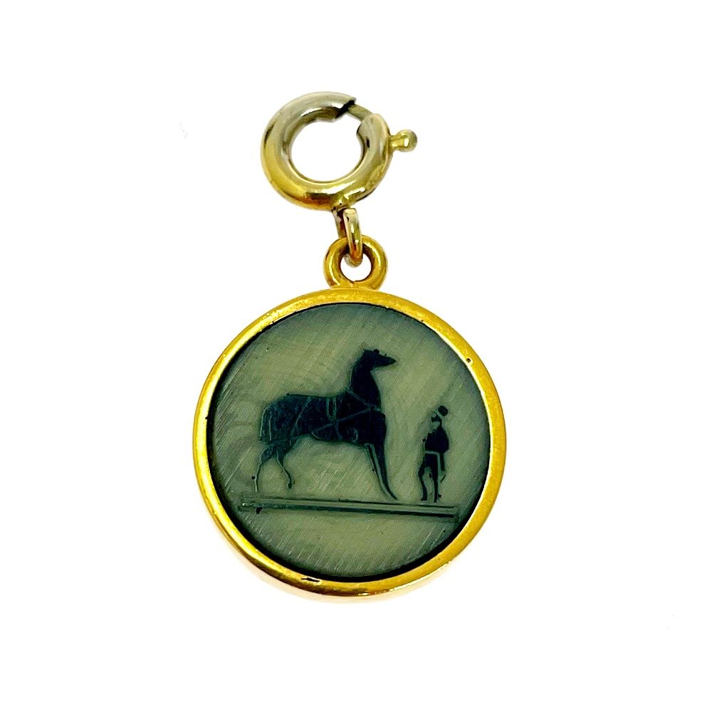 中古】HERMES エルメス GP コロゾ ペンダントトップ ゴールド 555185