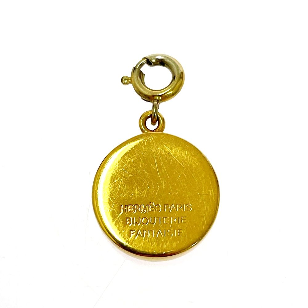中古】HERMES エルメス GP コロゾ ペンダントトップ ゴールド 555185