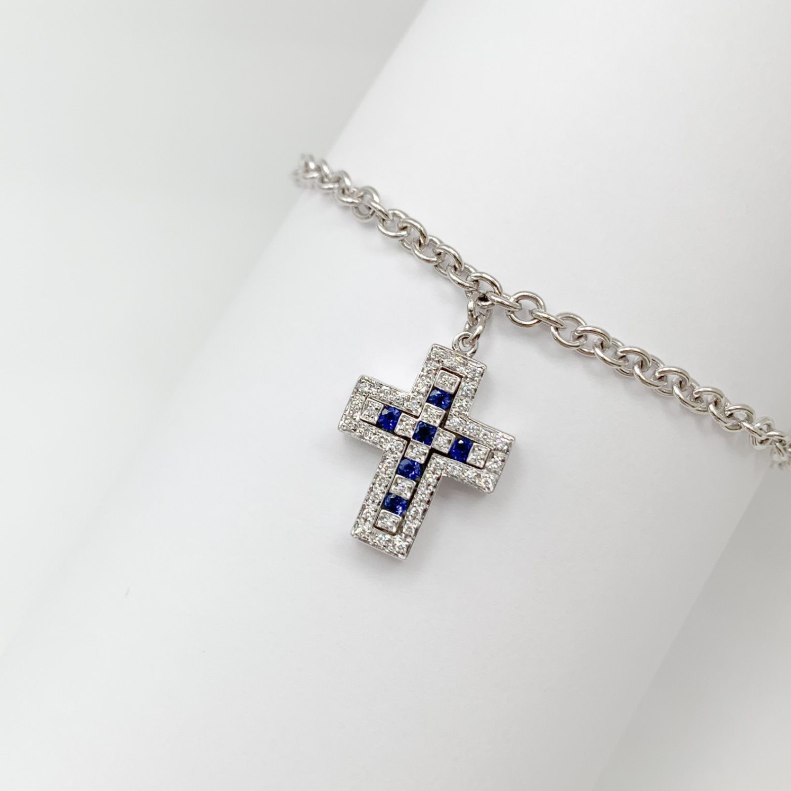 中古】ダミアーニ DAMIANI ベルエポック クロス ブレスレット K18WG 