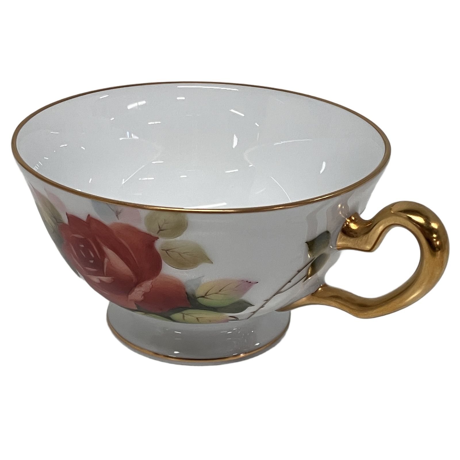 大倉陶園 クラシックローズ 薔薇 カップ&ソーサー 金彩 花柄 食器