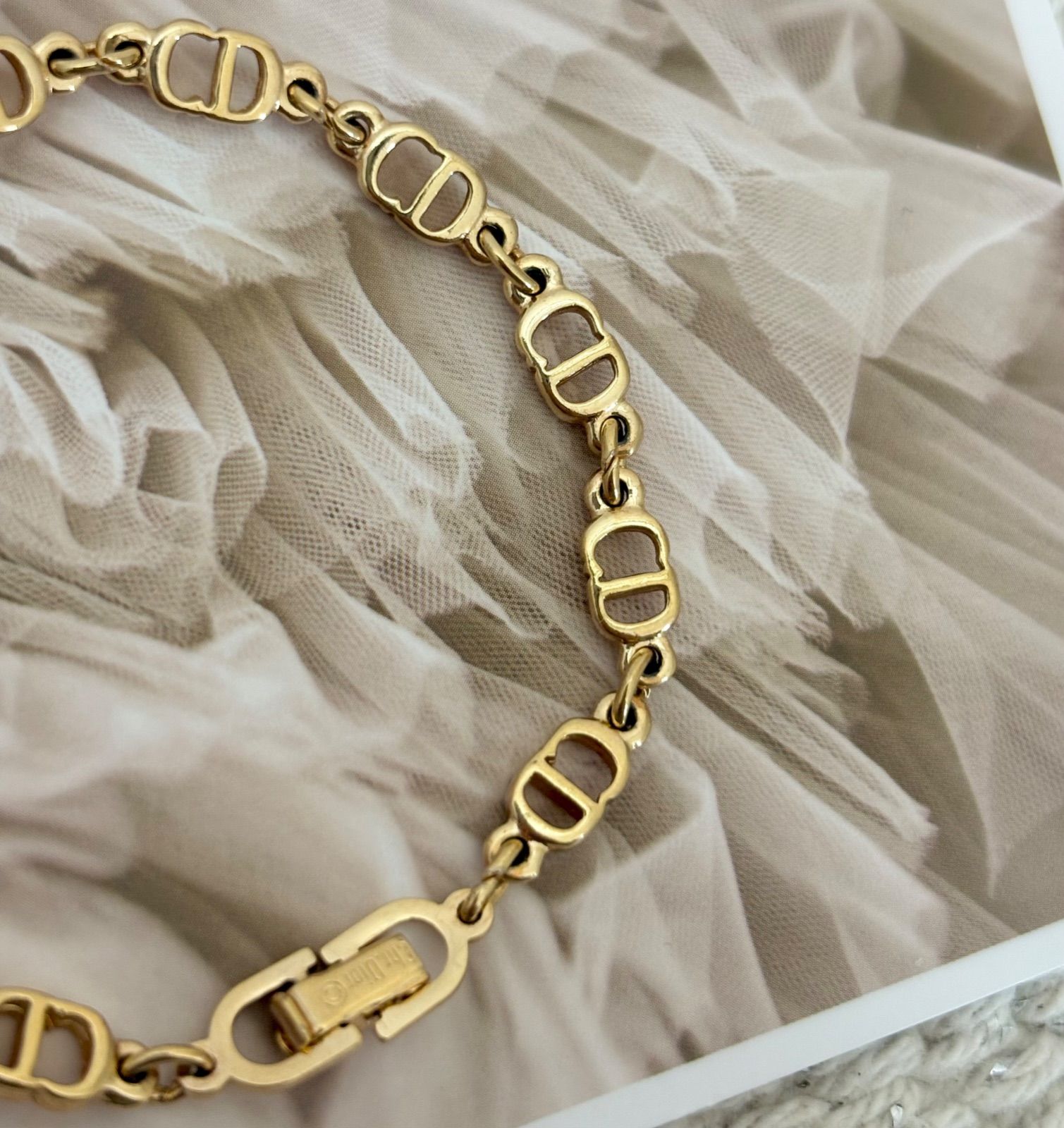 極美品】クリスチャンディオール ブレスレット CDロゴ アクセサリー
