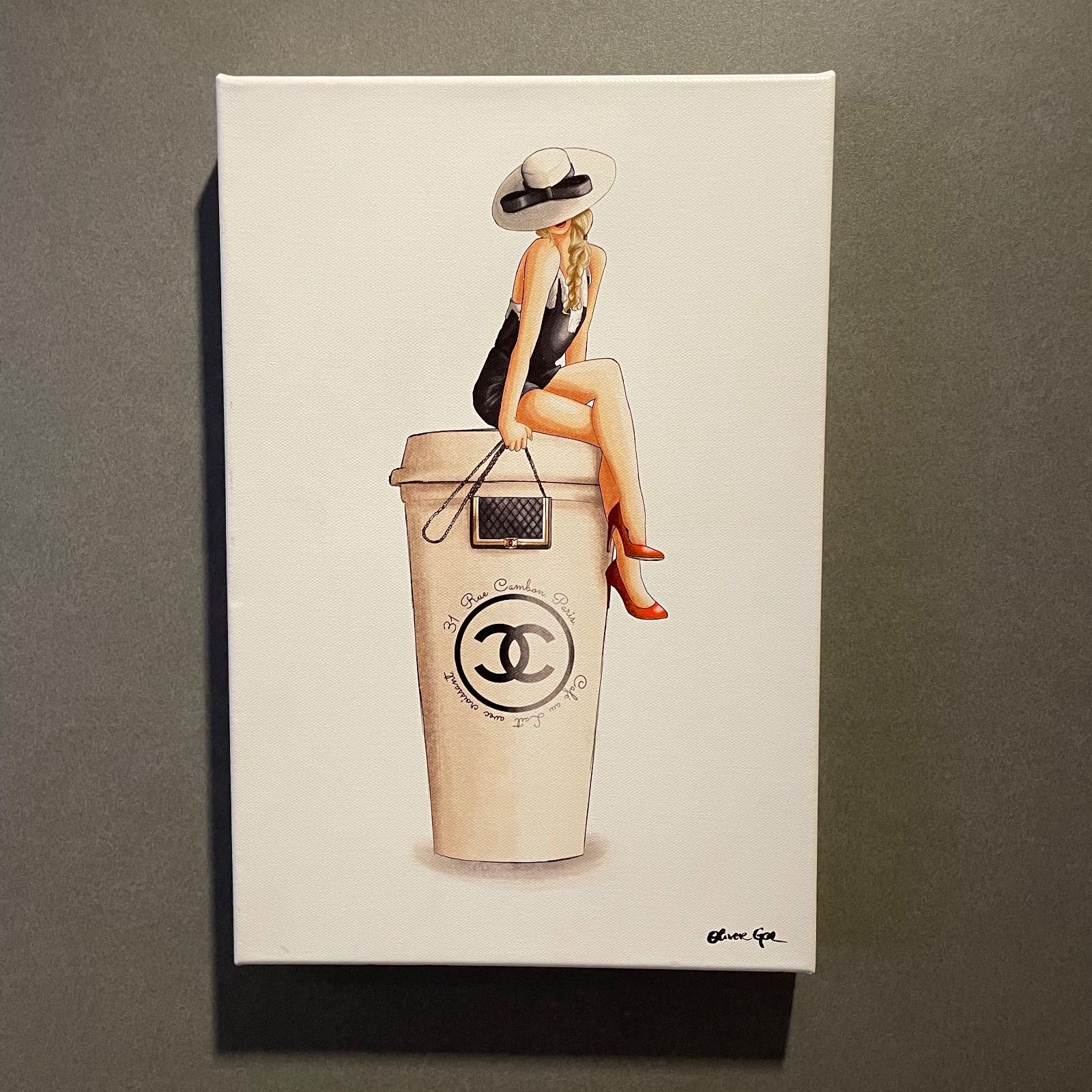 美品 Oliver Gal オリバーガル キャンバス アートボード ポップアート