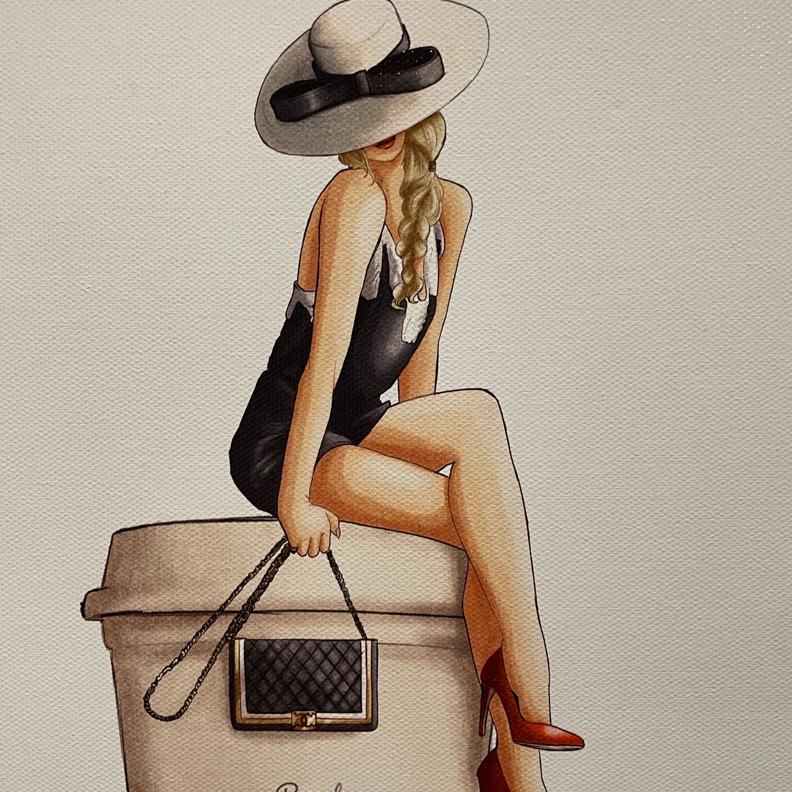 美品 Oliver Gal オリバーガル キャンバス アートボード ポップアート