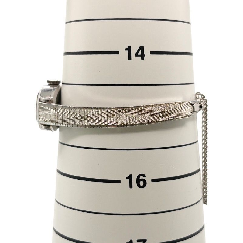 不動品】RADO エルフ ジュエリーウォッチ K14WG 手巻き パープル文字盤