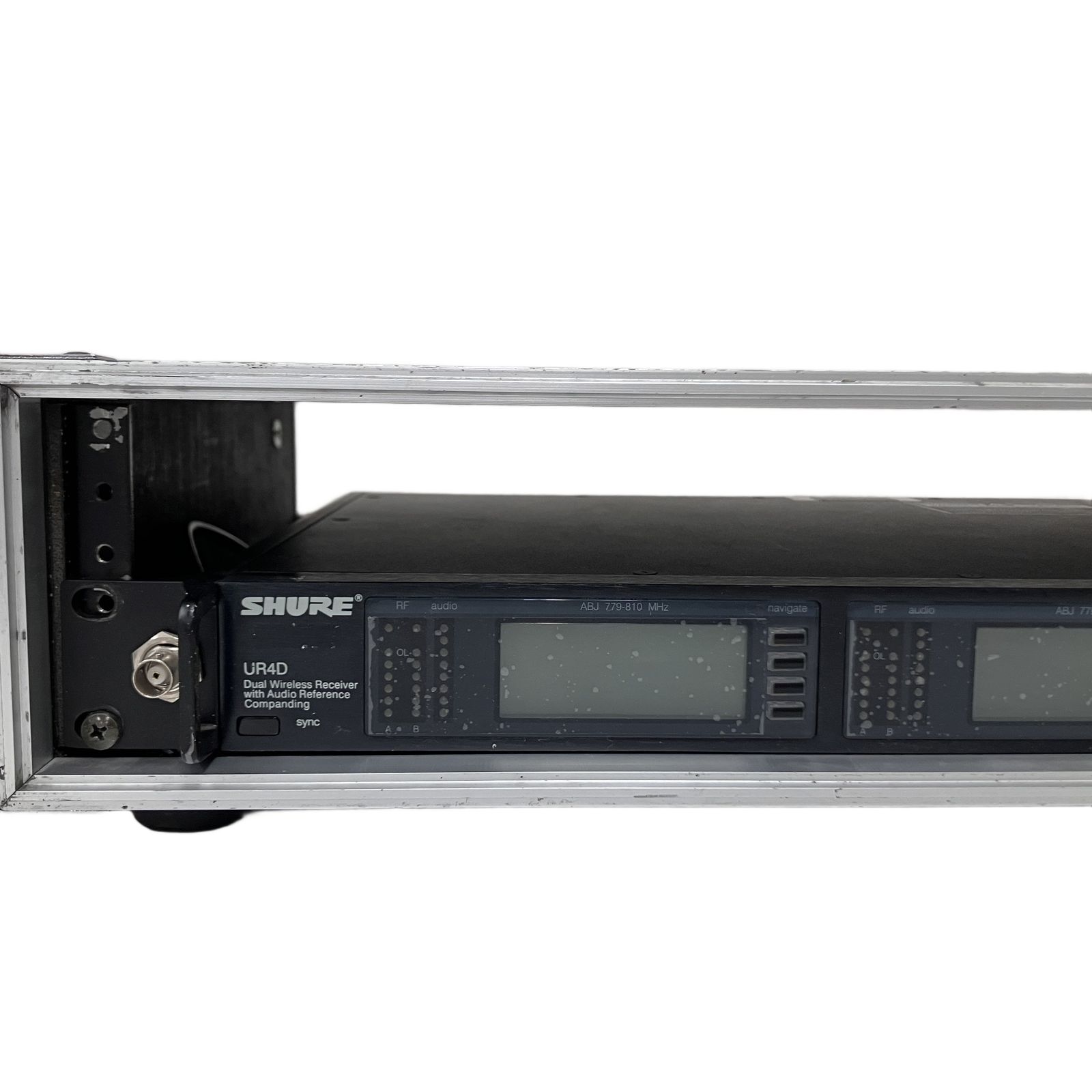 SHURE UR4D ワイヤレスマイクレシーバー 音響機材 中古 O10913201