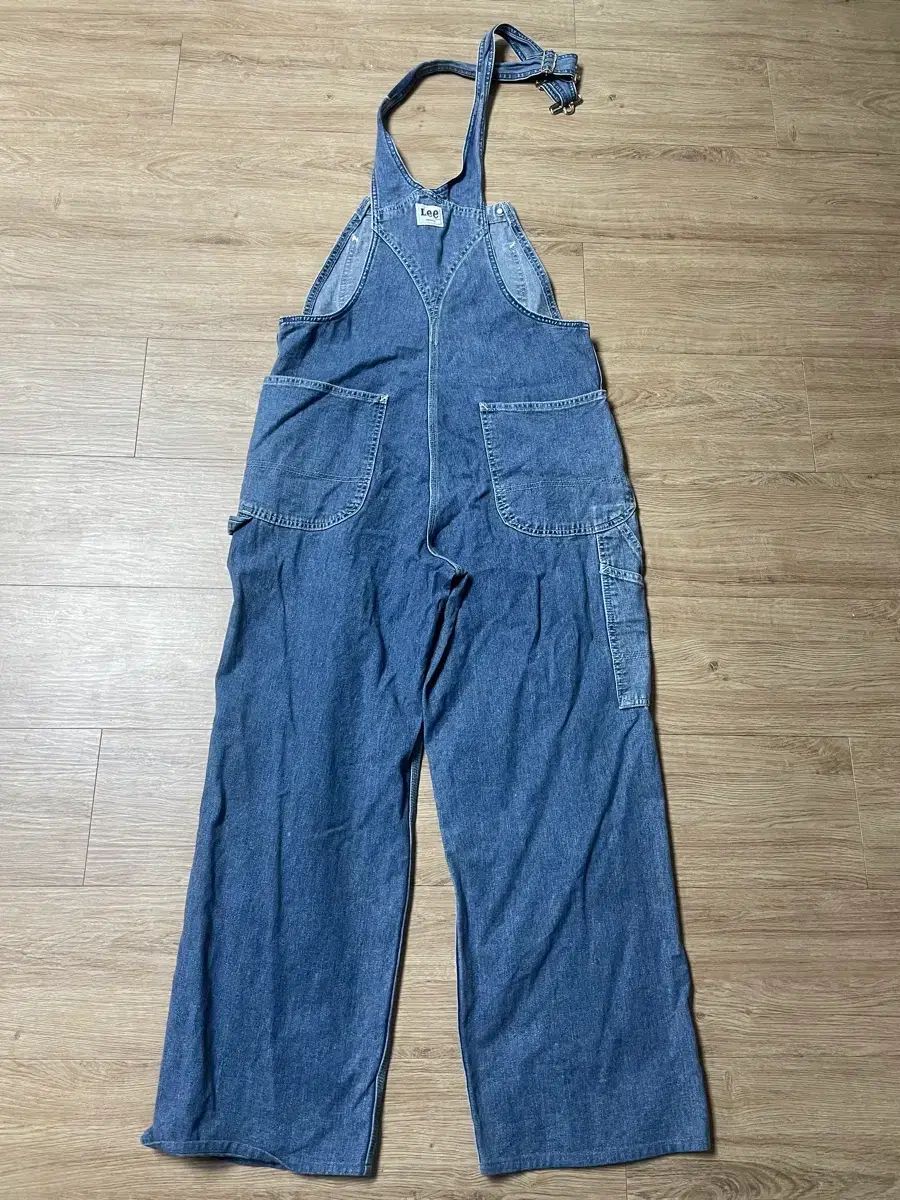 【美品】90s Lee オーバーオール 0294 濃紺34×33 ヴィンテージ 0294 Lee デニム オーバーオール ジャパンヴィンテージ Lee