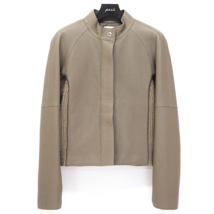 エルメス HERMES レザージャケット サイズ 40 ディアスキン (レザー 