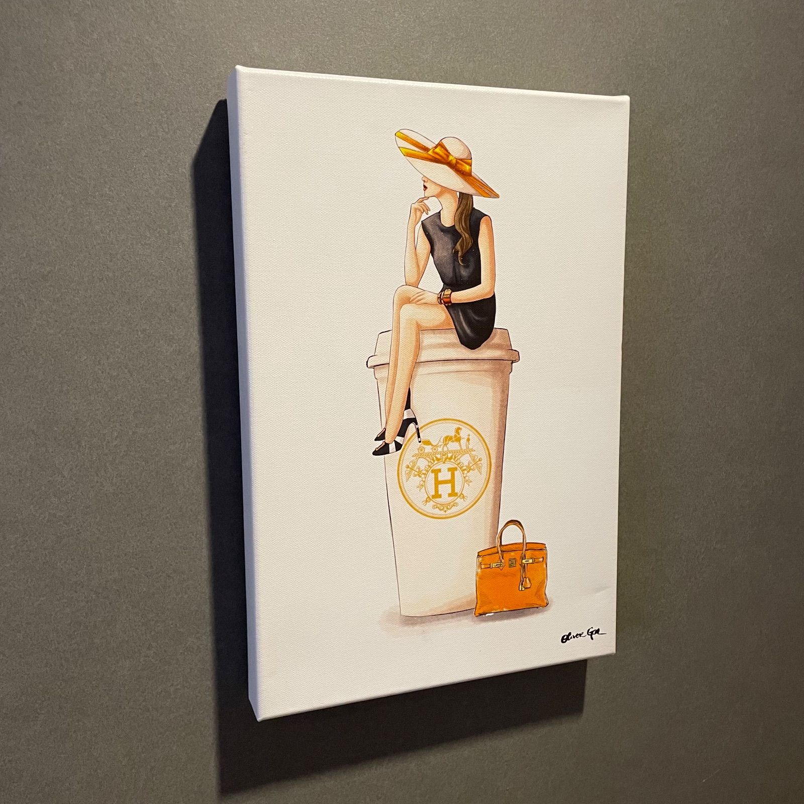 美品 Oliver Gal オリバーガル キャンバス アートボード ポップアート