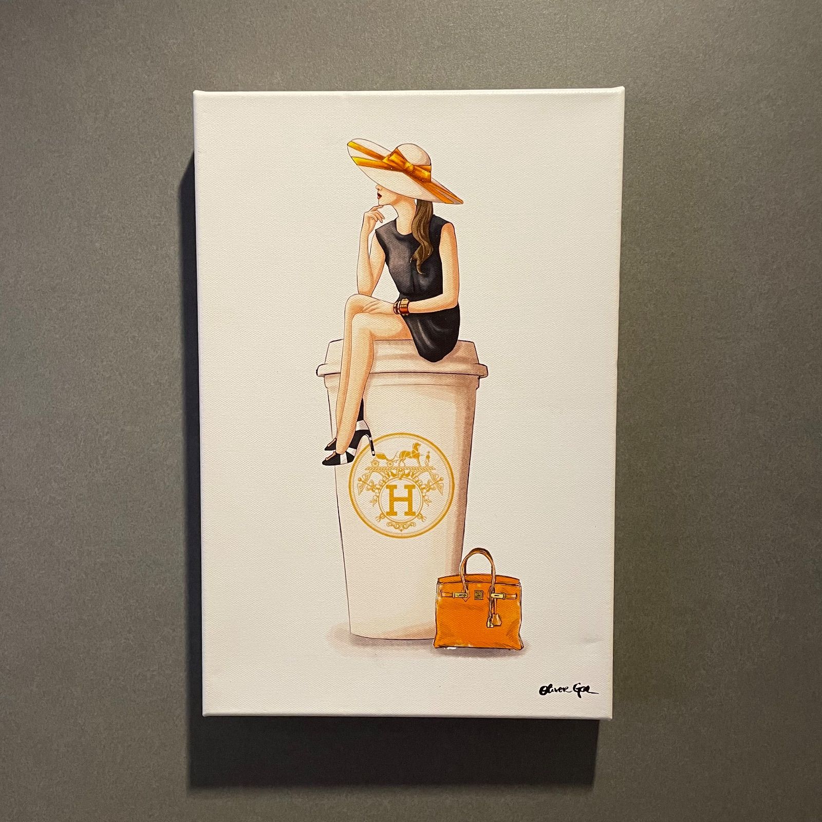 美品 Oliver Gal オリバーガル キャンバス アートボード ポップアート