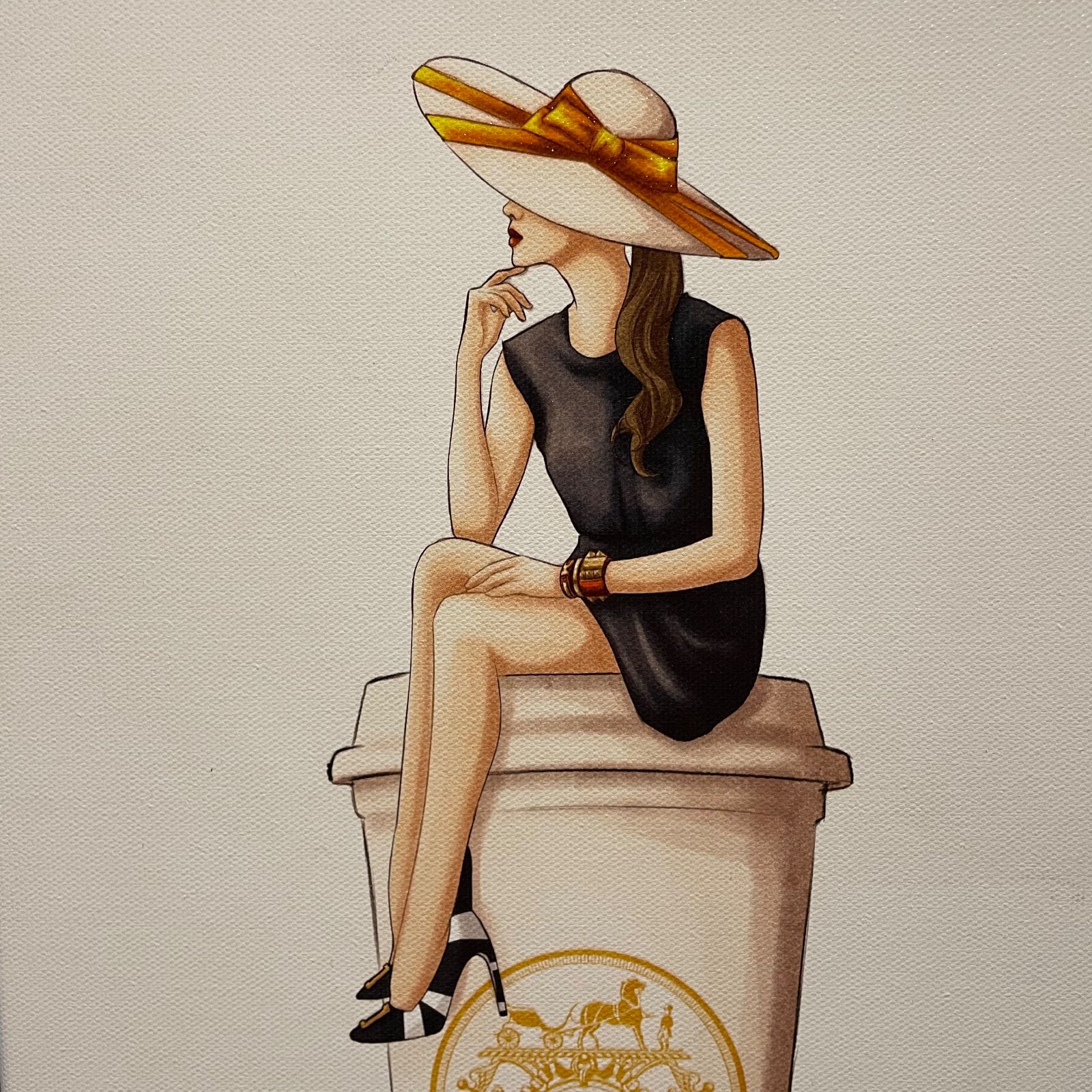 美品 Oliver Gal オリバーガル キャンバス アートボード ポップアート
