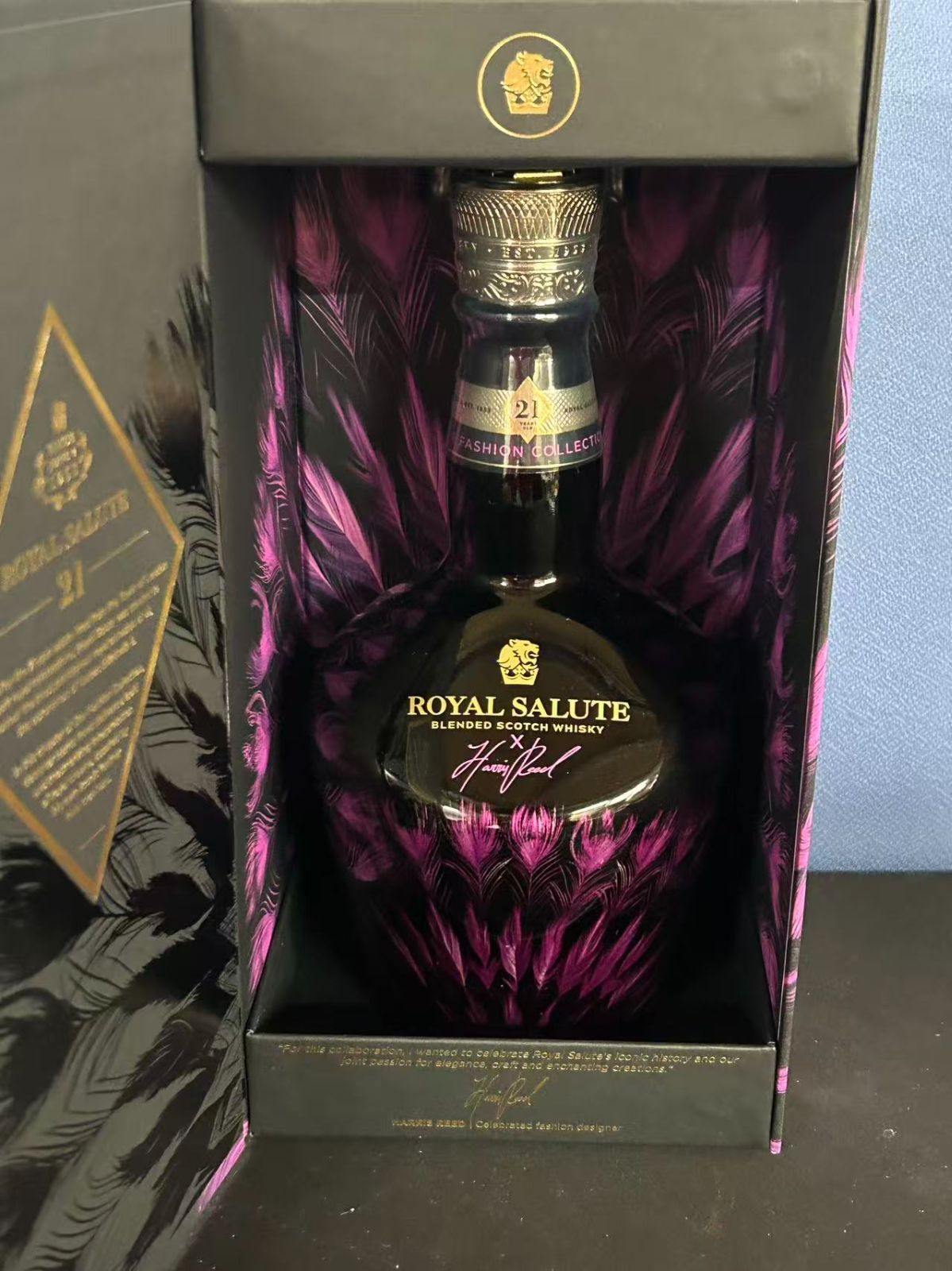飲料・酒 ○ローヤルサルート21年ハリス・リードエディションパープル