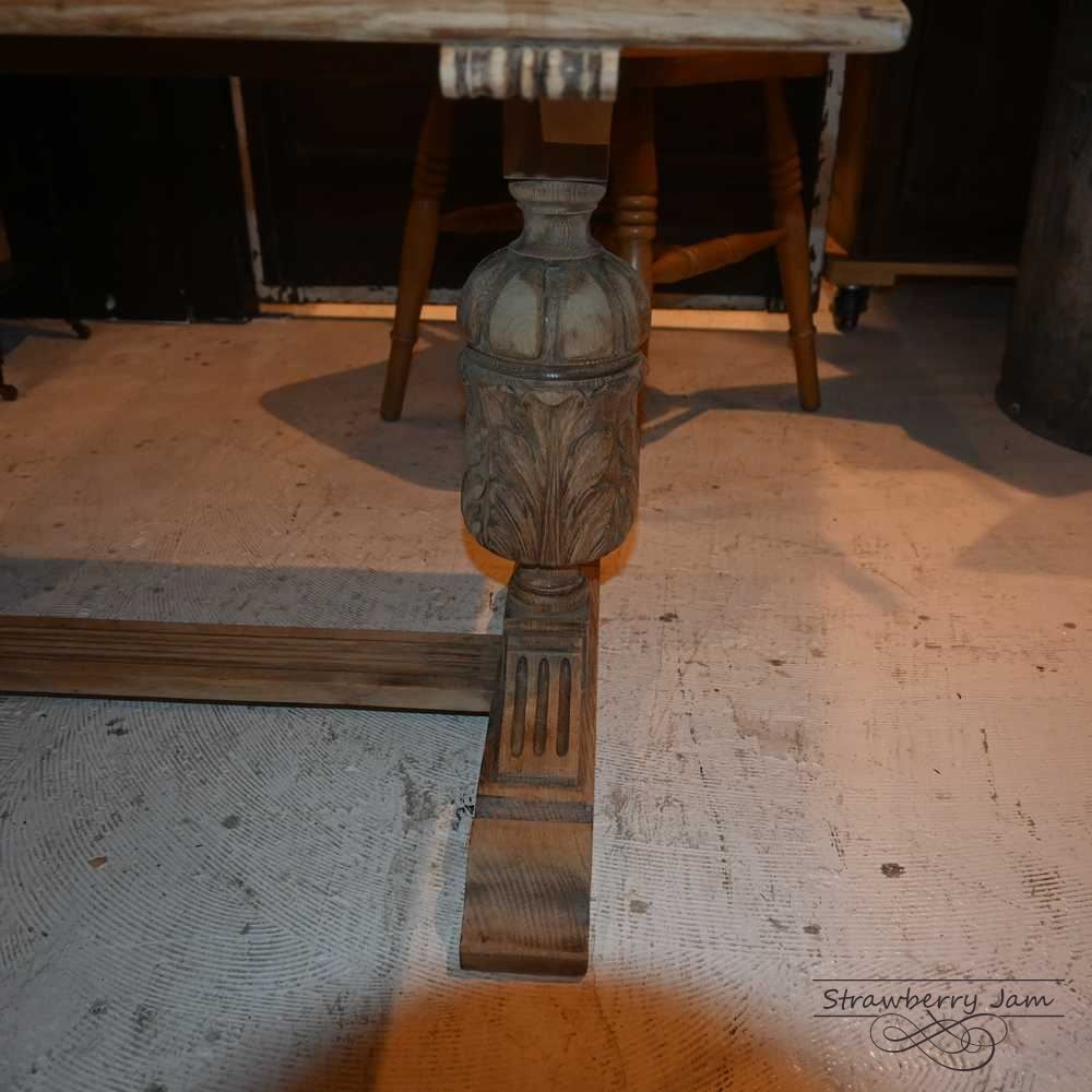 IFU-423 英国アンティーク 剥離 コーヒーテーブル サイドテーブル