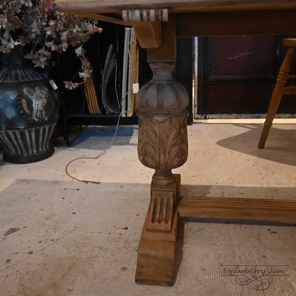 IFU-423 英国アンティーク 剥離 コーヒーテーブル サイドテーブル